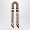 Burberry Thin Silk Scarf With Collage Print