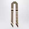 Burberry Thin Silk Scarf With Collage Print Women In Multi