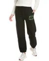 Burberry Thistle Logo Cotton Blend Jogging Pants In Black