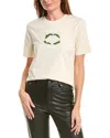 Burberry Women's Mc Sic Natural Flower Logo T-shirt In Beige