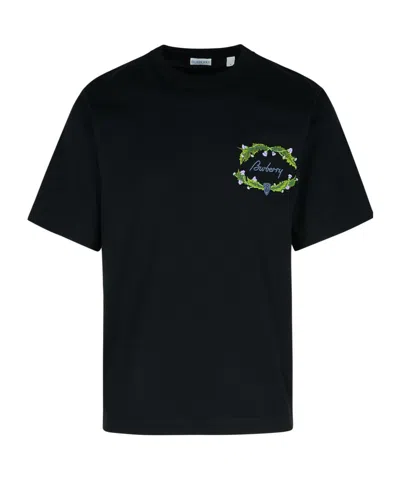 Burberry Thistle T-shirt In Black