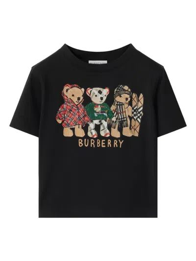 BURBERRY THOMAS BEAR AND FRIENDS COTTON T-SHIRT