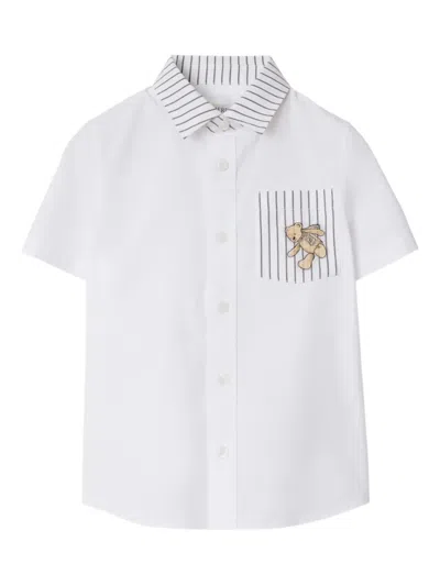 BURBERRY THOMAS BEAR-APPLIQUÉ SHIRT