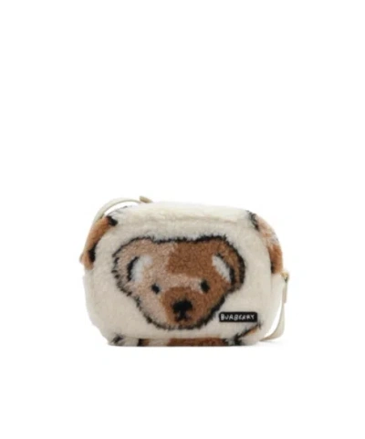 Burberry Thomas Bear Camera Bag In Gray