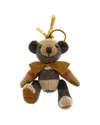 Burberry Thomas Bear Key Ring With Check Pattern