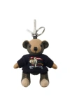 Burberry Thomas Teddy Bear Keyring Charm In Multi