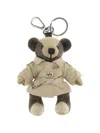 Burberry Thomas Trench-coat Teddy Bear Key-ring In Beige