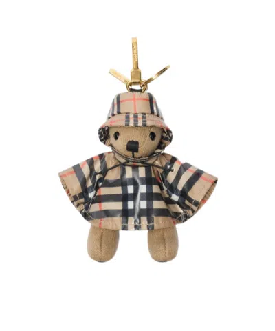 Burberry Thomas Bear Charm In Brown