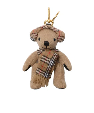 Burberry Thomas Bear Charm In Brown