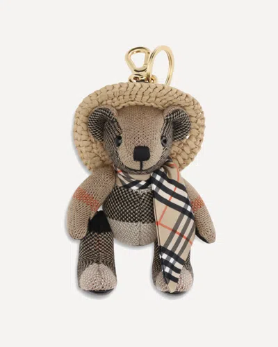 Burberry Thomas Bear Charm In Brown
