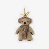 Burberry Thomas Bear Charm In Brown