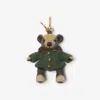 Burberry Thomas Bear Charm In Green