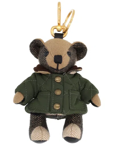 Burberry Thomas The Bear Green Jacket Keychain