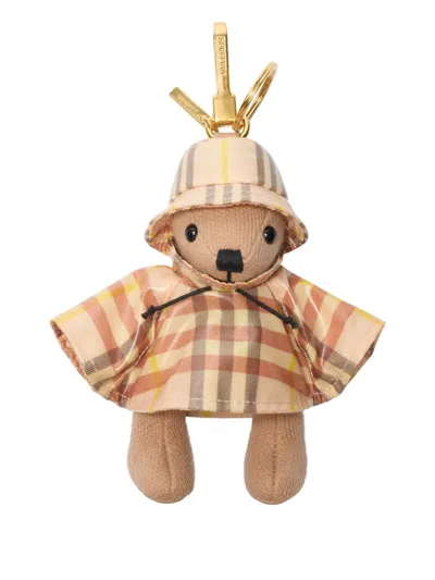 Burberry Thomas Bear Charm Keyring In Multi