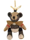 Burberry Thomas Bear Key Ring With Check Pattern In Multi