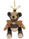 Burberry Thomas Bear Checked Keychain In Multi
