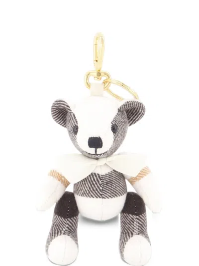 Burberry Thomas Bear Charm In Gray
