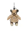 Burberry Beige Vintage Check Thomas Trench Keychain In Nude