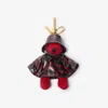Burberry Thomas Bear Charm In Red