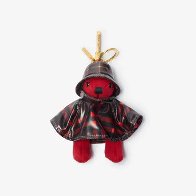 Burberry Thomas Bear Charm In Red