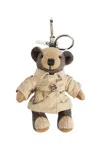 Burberry Thomas Trench-coat Teddy Bear Key-ring In Brown
