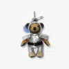 Burberry Thomas Bear Charm In Silver