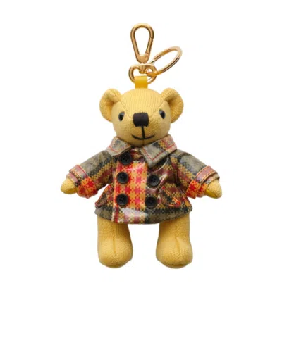 Burberry Thomas Bear Charm In Yellow