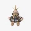 Burberry Thomas Bear Check-pattern Keyring In Black