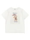 Burberry Thomas Bear Graphic Print T-shirt In White