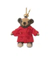 Burberry Charm Keychain Bear Thomas In Multi