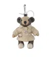 Burberry Thomas Trench Keyring In Neutral