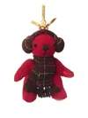 Burberry Thomas Bear Keyring In Red