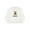 Burberry 'thomas Bear' Print Crewneck Sweatshirt Kids In White