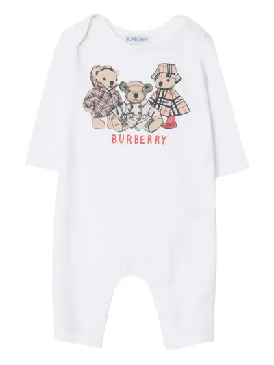 Burberry Thomas Bear Printed Babywear In White