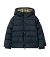 Burberry Thomas Bear Puffer Jacket In Blue