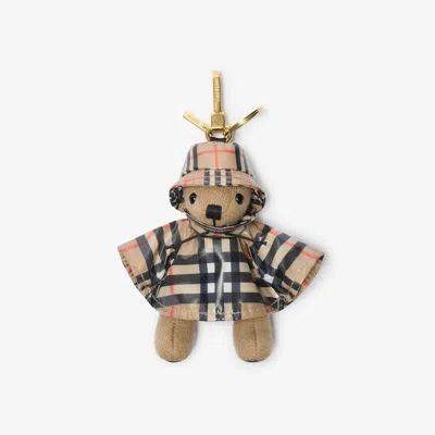 BURBERRY BURBERRY "THOMAS" CHARM KEYCHAINS