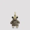 Burberry Brown Thomas City Cashmere Key Ring In Multi
