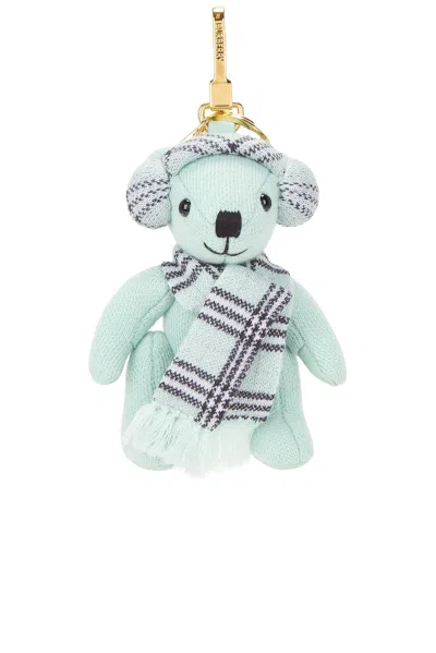 Burberry Thomas Scarf Earmuff Charm In Green