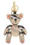Burberry Thomas Teddy Bear Bag Charm In Beige