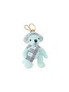Burberry Thomas Teddy Bear Keyring Charm In Blue