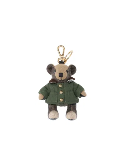 BURBERRY "THOMAS" TEDDY BEAR KEYRING CHARM