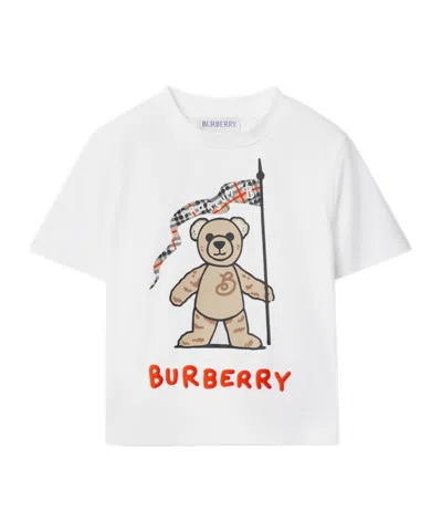 Burberry Thomas Teddy Bear T-shirt In White