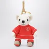 Burberry Thomas Teddy Bear Charm Heart Detail In Red