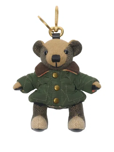 Burberry Thomas The Bear Green Jacket Keychain