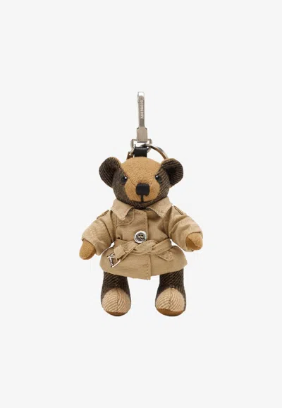 Burberry Thomas Trench Hod Bag Charm In Sand