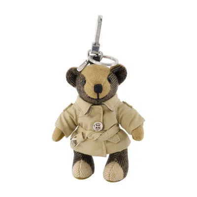Burberry Thomas Trench Keychain In Neutral