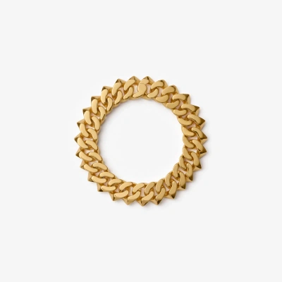 Burberry Thorn Cuban Chain Bracelet In Gold