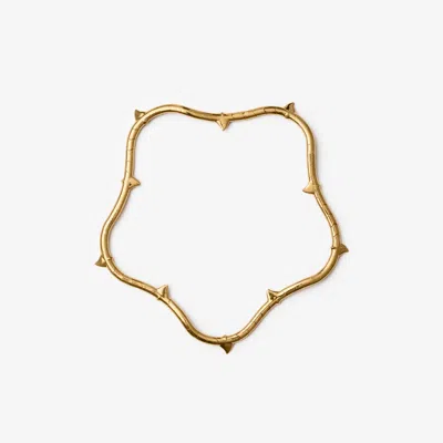 Burberry Thorn Necklace In Gold