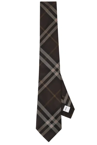 Burberry Thornton Tie In Brown