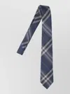 Burberry Tie Plaid Pattern Pointed Tip Standard Width In Multi